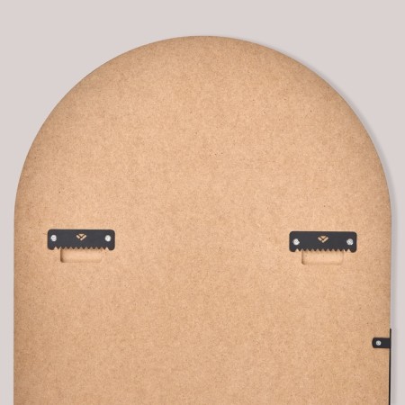 Wall mirror "Black Rubin", in the oval case, 110x45 cm-2