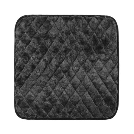 Front seat, artificial fur, size 48 x 48 cm, gray size-13