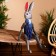 Souvenir "Bunny" hanging paws, wood 80 cm