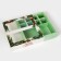 New Year. Box for 8 sweets and chocolate, with the window "Miracles" happen ", 17.7 x 17.8 x 3.8 cm, confectionery packaging