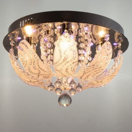 Svetogor chandelier "Türkiye" 4x60W E27 LED lighting chrome 40x40cm
