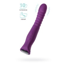 Vibrator Flovetta by Toyfa Lupin, silicone, purple, 22 cm