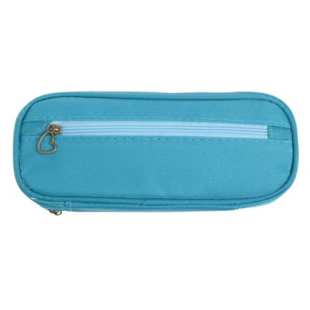 School pencil case with lightning, blue-2