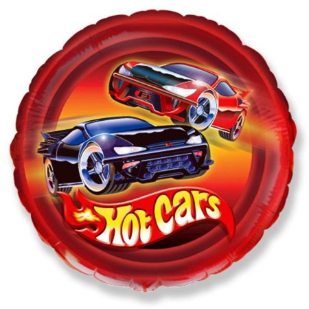 Foil ball 18 "Racing cars", circle