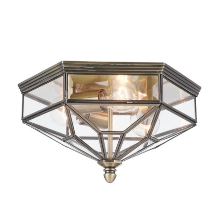 Ceiling light MayToni H356-CL-03-BZ, 3CHE27, 60W, 30.4x35.2x19.2 cm, bronze color-3