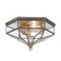 Ceiling light MayToni H356-CL-03-BZ, 3CHE27, 60W, 30.4x35.2x19.2 cm, bronze color