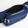 Lightning waist bag, 2 outer pockets, blue color