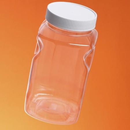 Bank with a lid "Square", Pat, 1.5 l, 82 mm-1