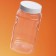 Bank with a lid "Square", Pat, 1.5 l, 82 mm