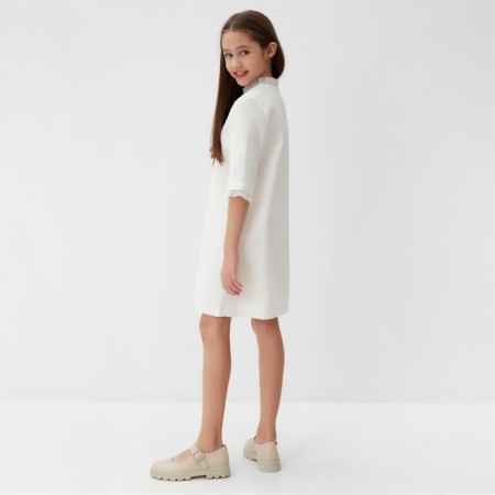 Платье для девочки MINAKU: PartyDress, цвет белый, рост 128 см-6