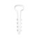 Dowel-homut "tundra", for a flat cable, nylon, 12 mm, white, 100 pcs