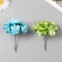 Decor for creativity "colorful flowers" mix, 9 cm (1 set = 1 bouquet) in the bouquet 6 flowers