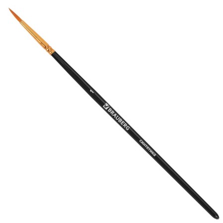 System of brushes synthetics 10 pieces, Brauberg, round; oval; flat; Liners-2