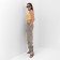 Cargo trousers Women's Mist, Gray, p. L (46-48)
