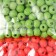 Set of beads for creativity "Neon bright" d-0.8 cm, 4 colors x 15 g