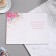 Postcard "Happy anniversary! 50" Congrev, embossing, pink flowers, 12.5x19.5 cm