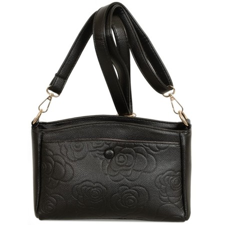 Cross-Bodi Fialka on a zipper, black color