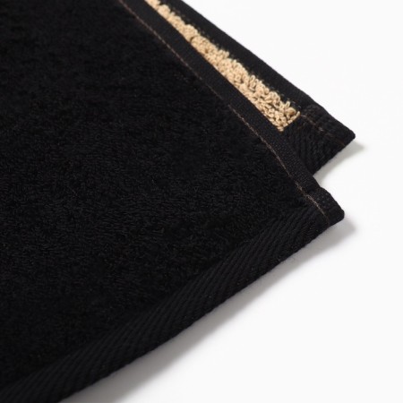 The towel Named Tensor Ethel "Egor" is black, 50x90cm, 100% cotton, 420g/m2-3