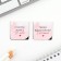 Gift set: notebook and magnetic bookmarks 2 pcs. “The most tender! From March 8 "