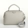 Women's bag with lightning, textura, average size, color gray