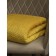 Texrepublic blanket, size 200x220 cm, ocher color