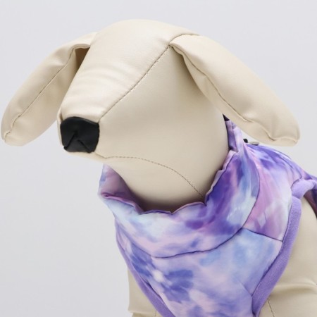 Dogs for dogs with a zipper "Amethyst", size S, lilac (DS 20, Osh 28, OG 39 cm)-4