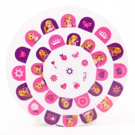 Manicure set. Nail stickers, Rapunzel-1