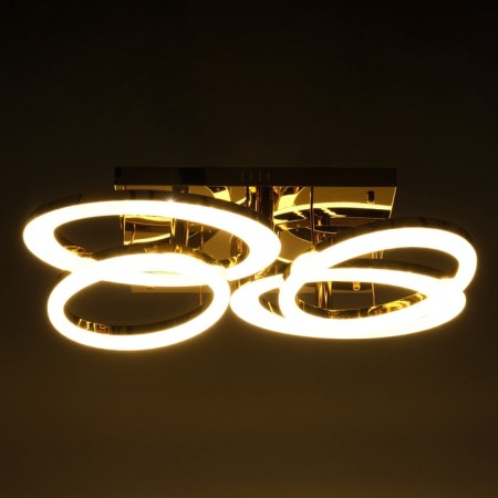 Causteen with FDD "Mons" 4XLED 190W 3000-6000k gold 83x56x15 cm-4
