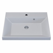 Sink uperwood Classic quartz 60 cm, quartz, white matte, jasmine