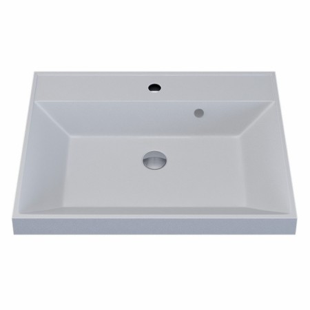 Sink uperwood Classic quartz 60 cm, quartz, white matte, jasmine