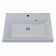 Sink uperwood Classic quartz 60 cm, quartz, white matte, jasmine
