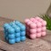 Candle "Balls 3 layers" 6x6x6 cm, soy wax mix