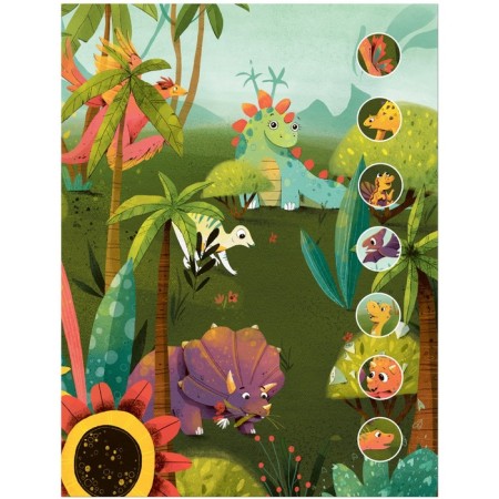 Reusable stickers. Dinosaurs-2