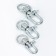 A set of collapsed swivels 3 pcs (No. 1, No. 2, No. 3)