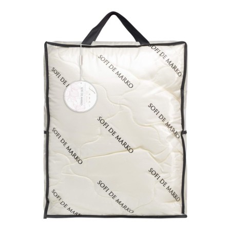Demician blanket, size 195x215 cm, cream color-3