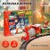 Railway "New Year train", light and music