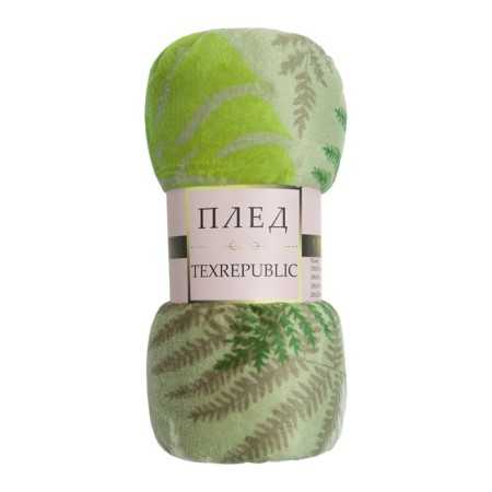 Texrepublic blanket, size 140x200 cm, green color-2