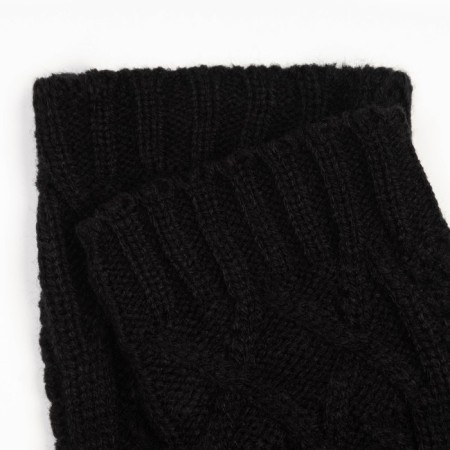 Female mittens, black color-2