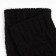 Female mittens, black color