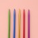 Knitting knitting needles, hosiery, aluminum, d = 4 mm, 26 cm, 5 pcs, color mix