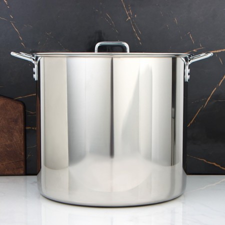 Boiler "General catering", 40 l, d = 40 cm, h = 35 cm, metal lid, dimpled handles-5