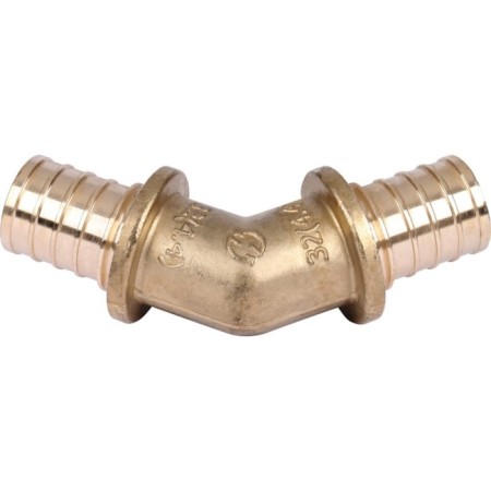 Axial transitional axial stout SFA-0031-000032, d = 32 mm, 45 °, brass-1