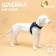 Shleka K7 soft reflective, size XL, OG 74-92 cm, weight 28-47.5 kg, blue