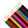 Pencils are colored, in a metal pencil case, 12 colors, sharpened