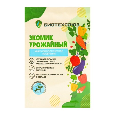 Ecomics Harvested joint venture microbiological fertilizer 10 g-1