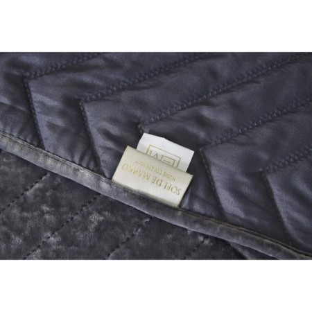 A set with a blanket "Fernand", size 240x260 cm, 50x70 cm - 2 pcs, color gray-3