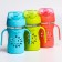 Children's stroke with silicone tube "Sun", 250 ml., With handles, color mix