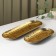 Set of dishes, 45/30 cm, 2 pcs, gold color