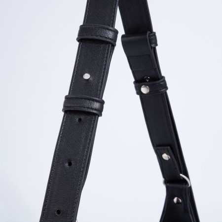 Women's bag with lightning, black color-2