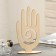 Stand for jewelry "Hand" 8.5 × 3 × 17 cm, thickness 3 mm, beige color